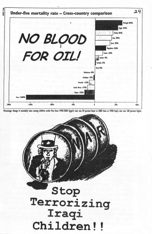 Under-five mortality rate ~ Cross-country comparison a4 NO BLOOD - FOR OIL/ Terrorizing Iraqi Children!!